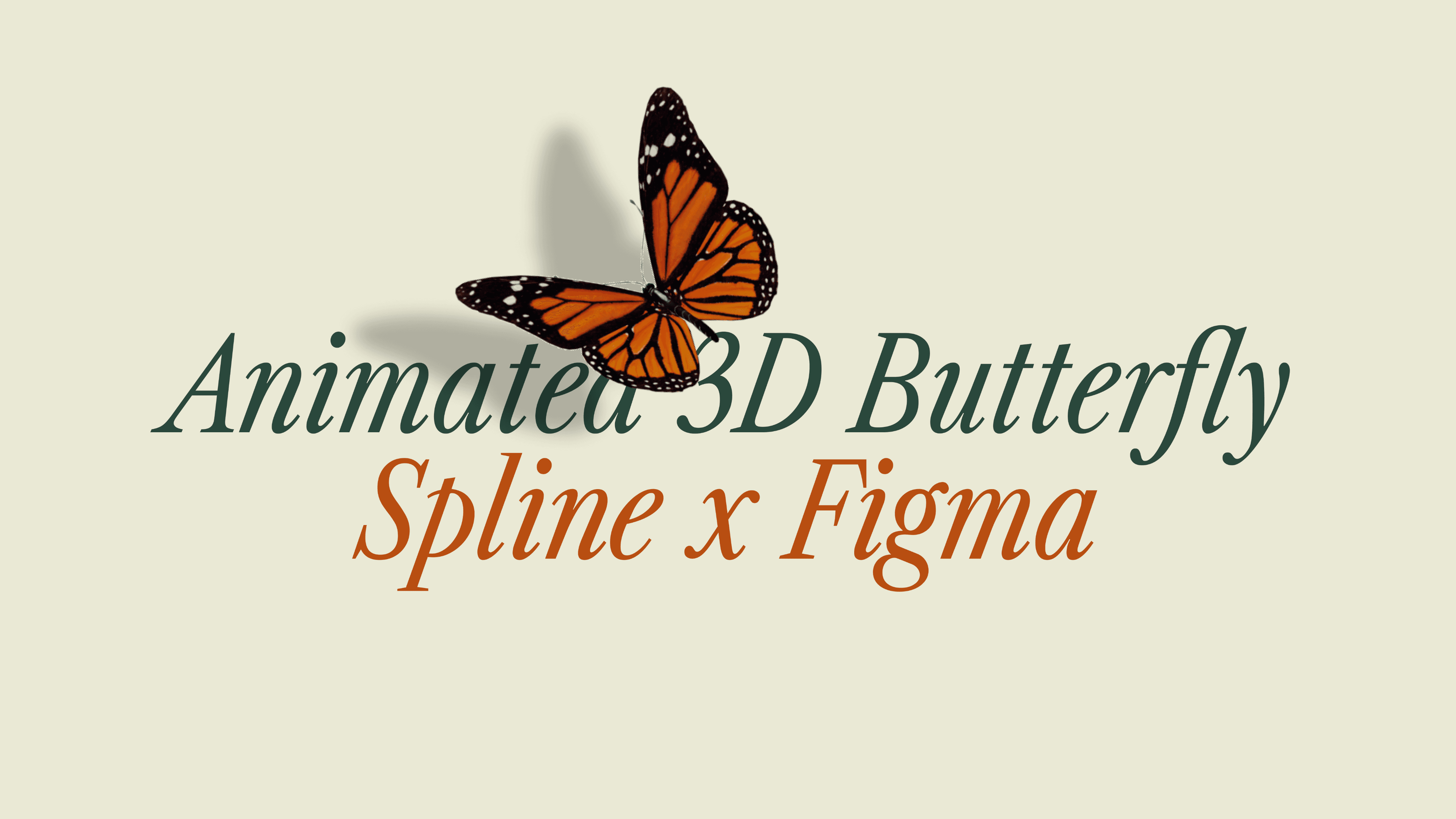 Animated 3D Butterfly tutorial cover